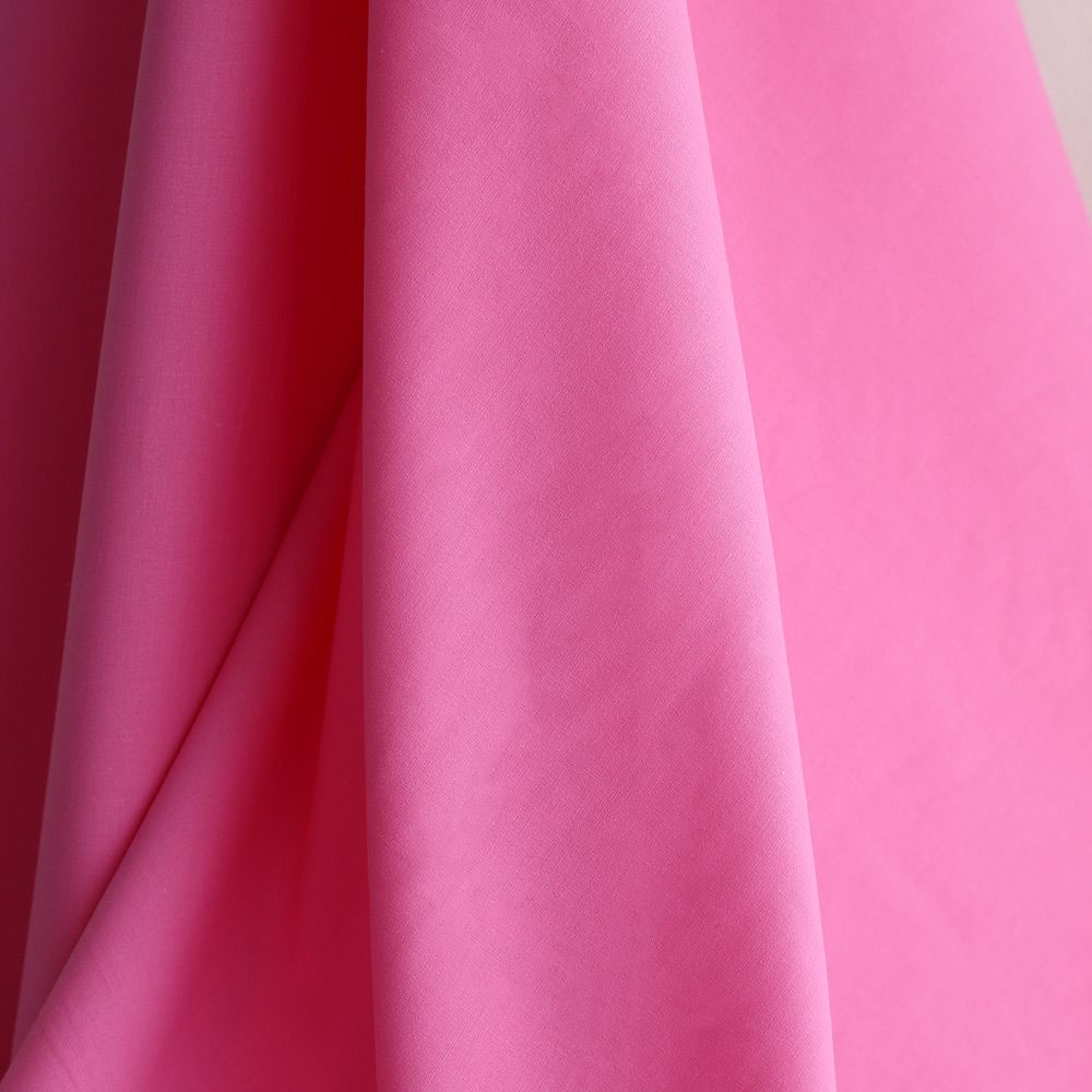 Popeline coton douce qualité SWEET coloris uni framboise