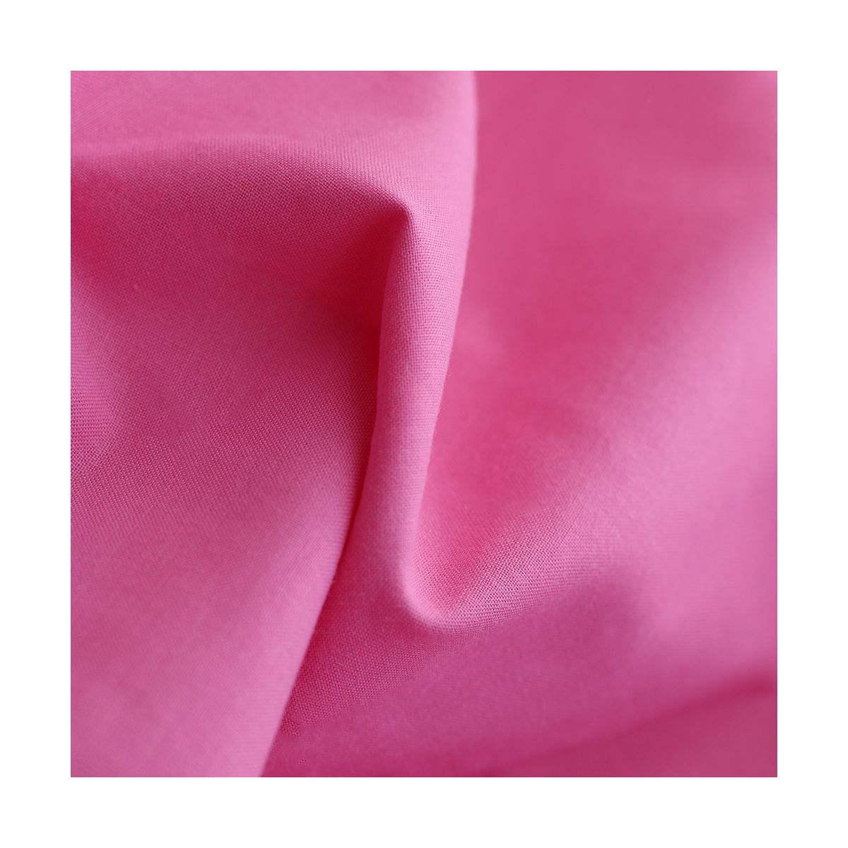 Popeline coton douce qualité SWEET coloris uni framboise Popeline coton douce qualité SWEET coloris uni framboise