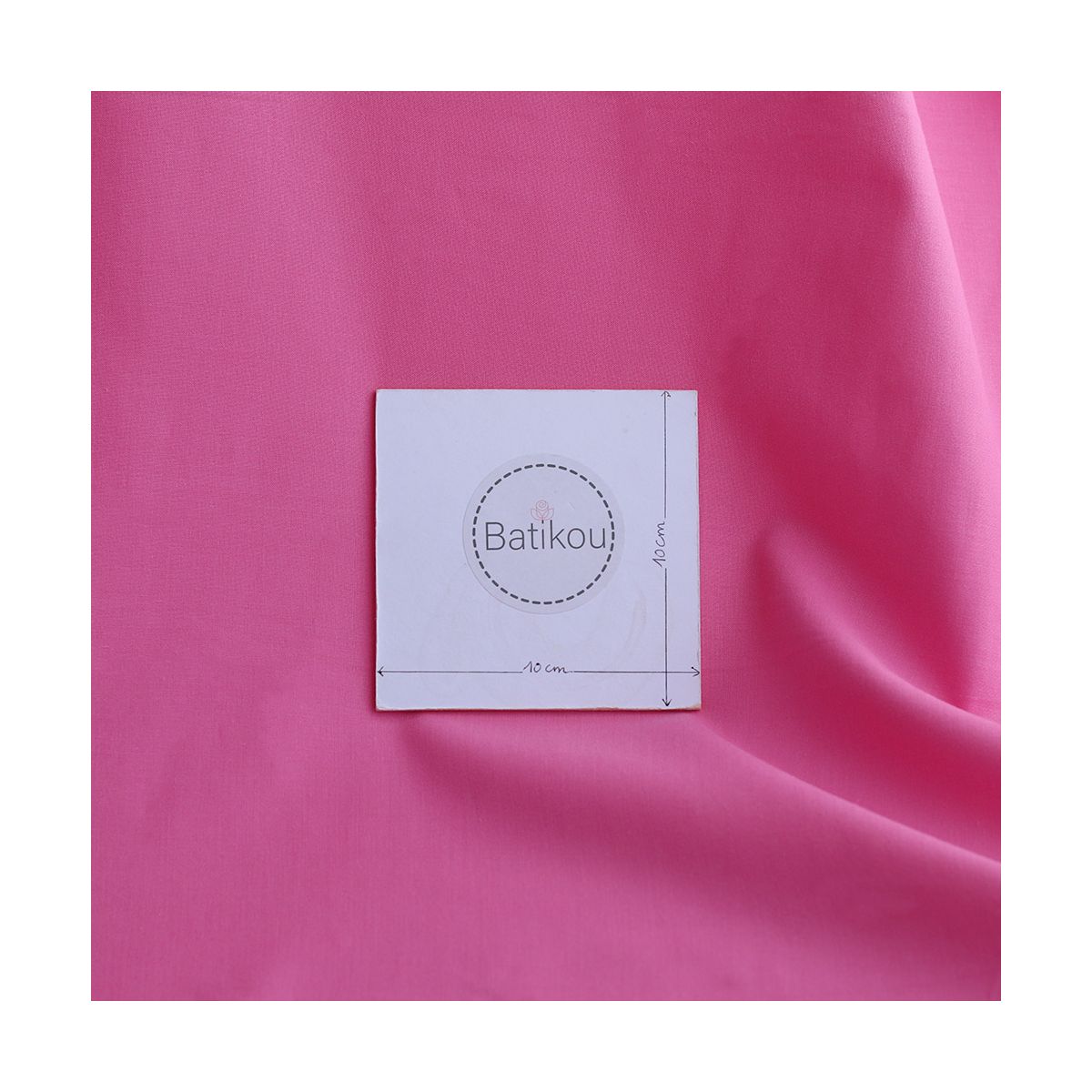 Popeline coton douce qualité SWEET coloris uni framboise Popeline coton douce qualité SWEET coloris uni framboise