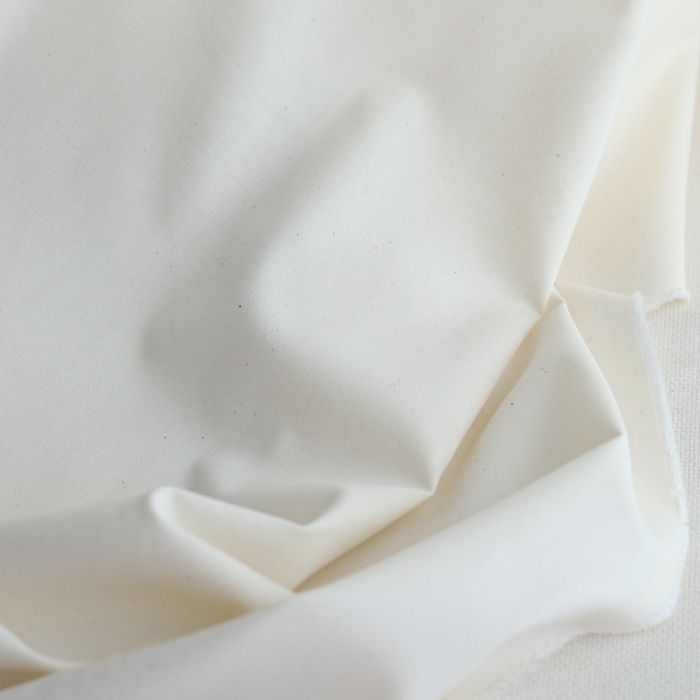 Popeline coton douce qualité SWEET coloris uni vanille