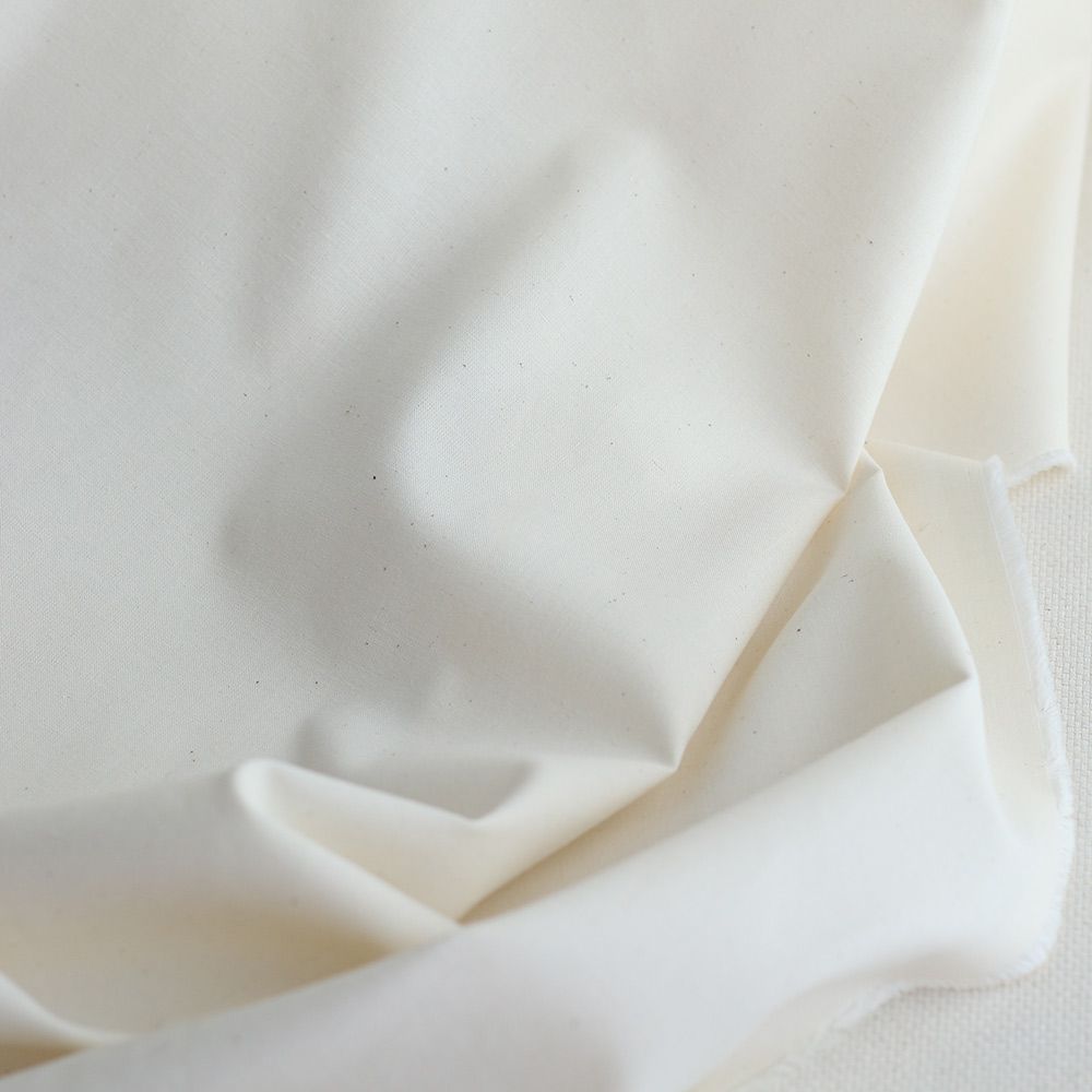 Popeline coton douce qualité SWEET coloris uni vanille