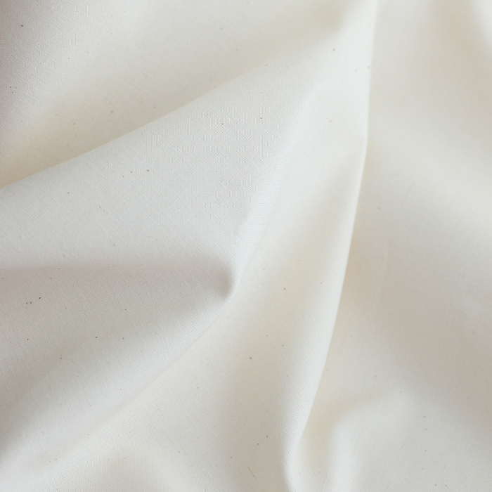 Popeline coton douce qualité SWEET coloris uni vanille