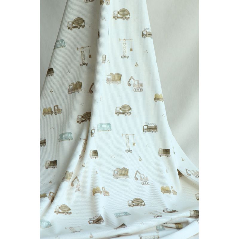 copy of Jersey coton côtes fines à motif aviateur