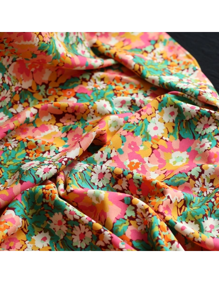 Silène - Viscose imprimé fleuri