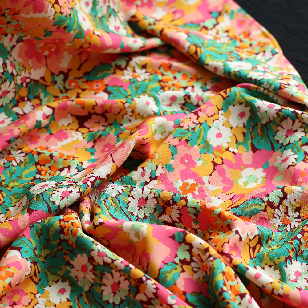 Silène - Viscose imprimé fleuri