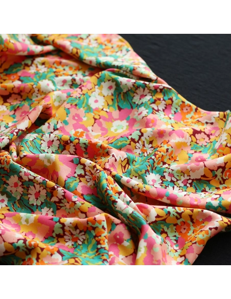 Silène - Viscose imprimé fleuri