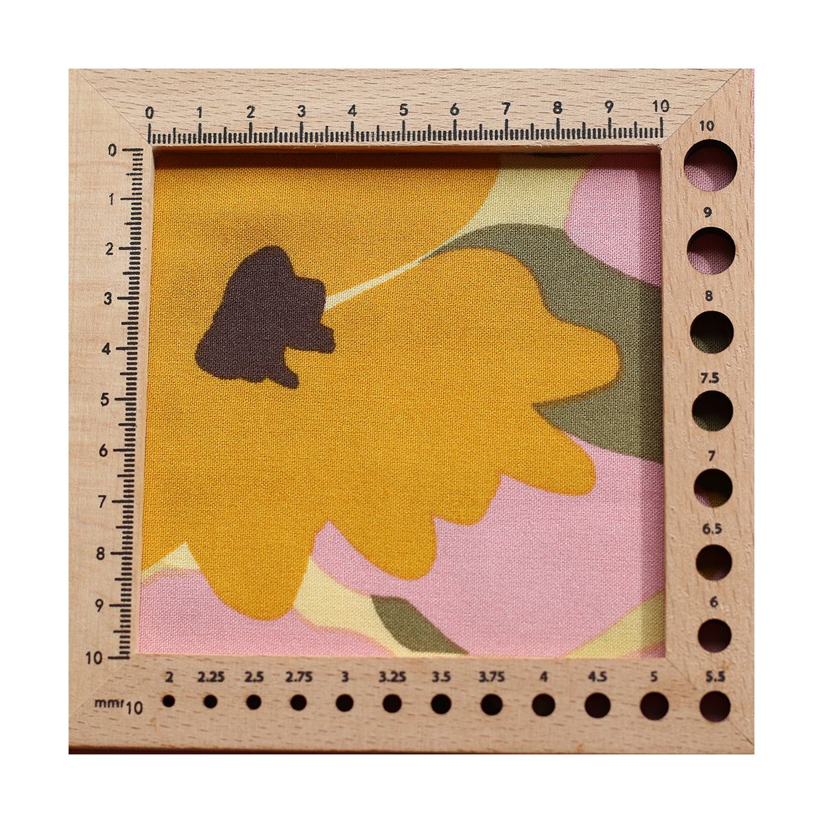 Aimée - Viscose imprimé fleuri vert