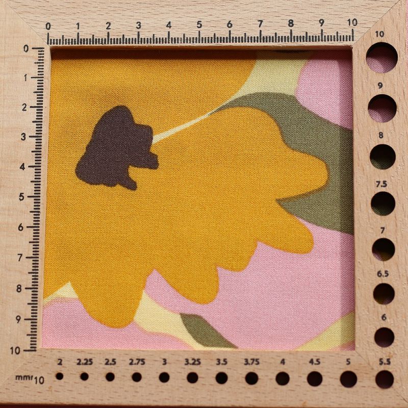 Aimée - Viscose imprimé fleuri vert