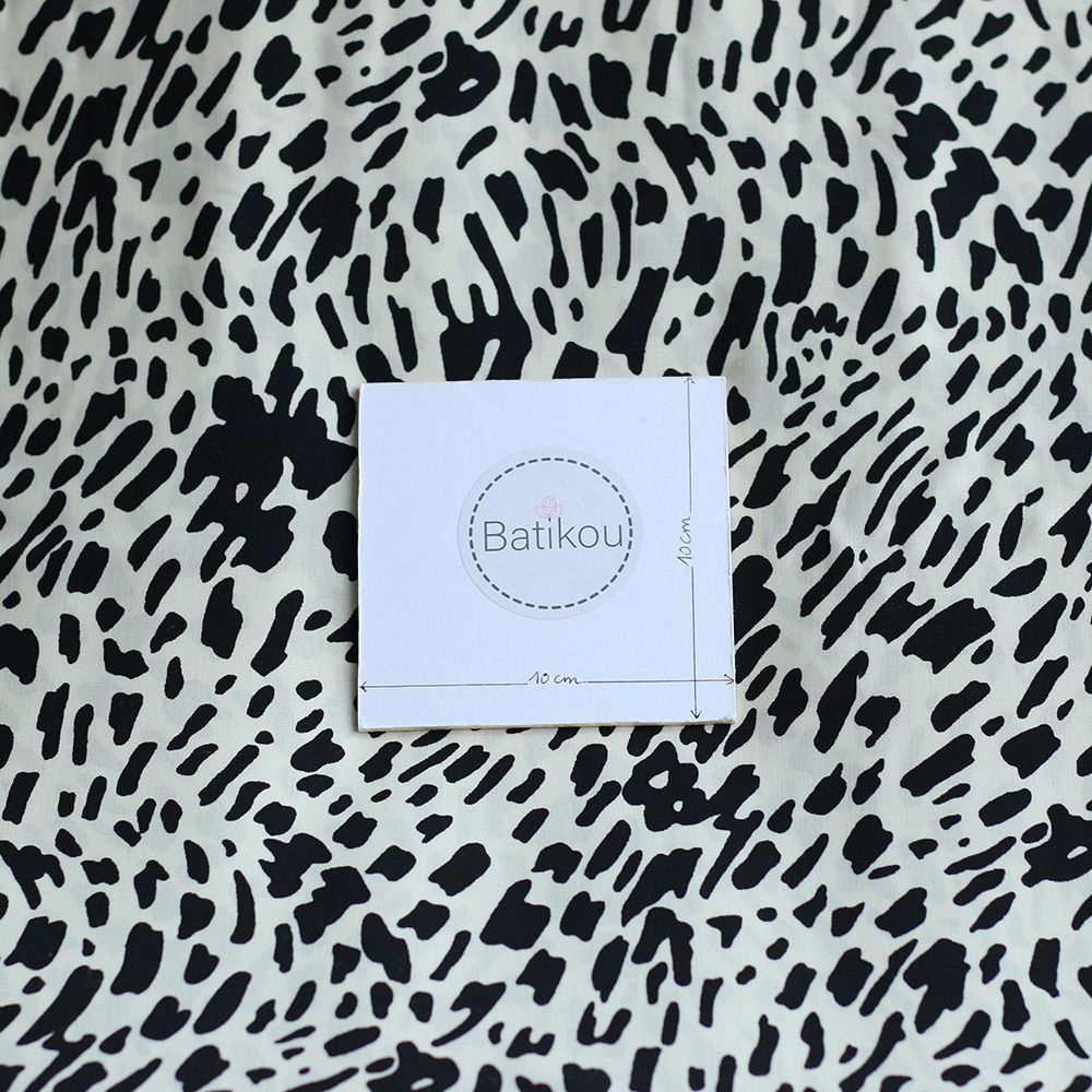 copy of Valérie - Viscose imprimé fleuri corail nude et vert