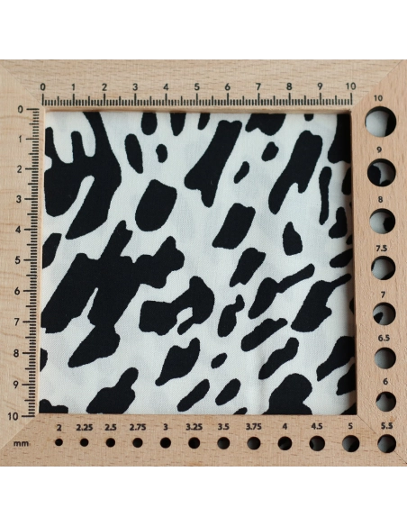 copy of Valérie - Viscose imprimé fleuri corail nude et vert