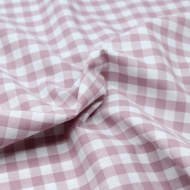Coton vichy carreaux 10mm lilas