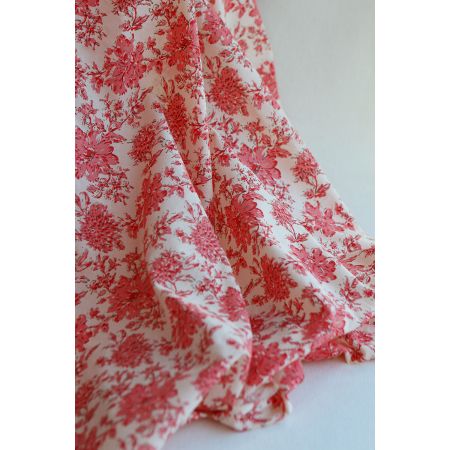 Anjali - Tissu indien en coton imprimé Hand Block Artisanal touches de doré Anjali - Tissu indien en coton imprimé Hand Block Artisanal touches de doré