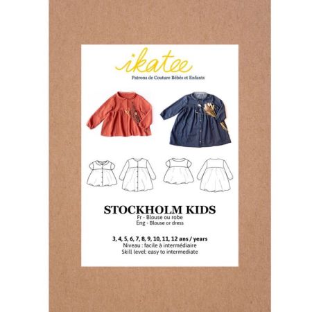 Stockholm Kids - Pochette patron Ikatee 3A-12A