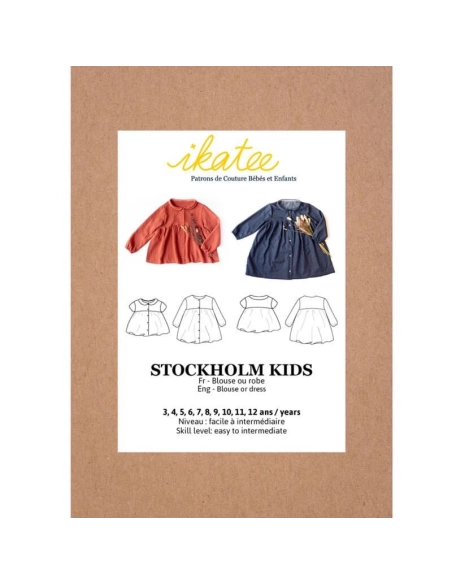 Stockholm Kids - Pochette patron Ikatee 3A-12A