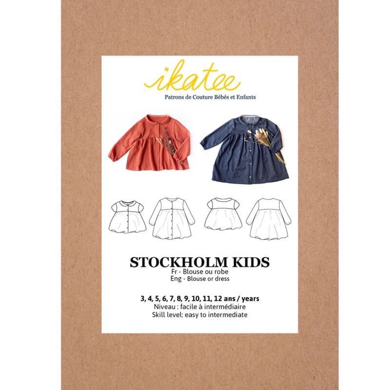 Stockholm Kids - Pochette patron Ikatee 3A-12A
