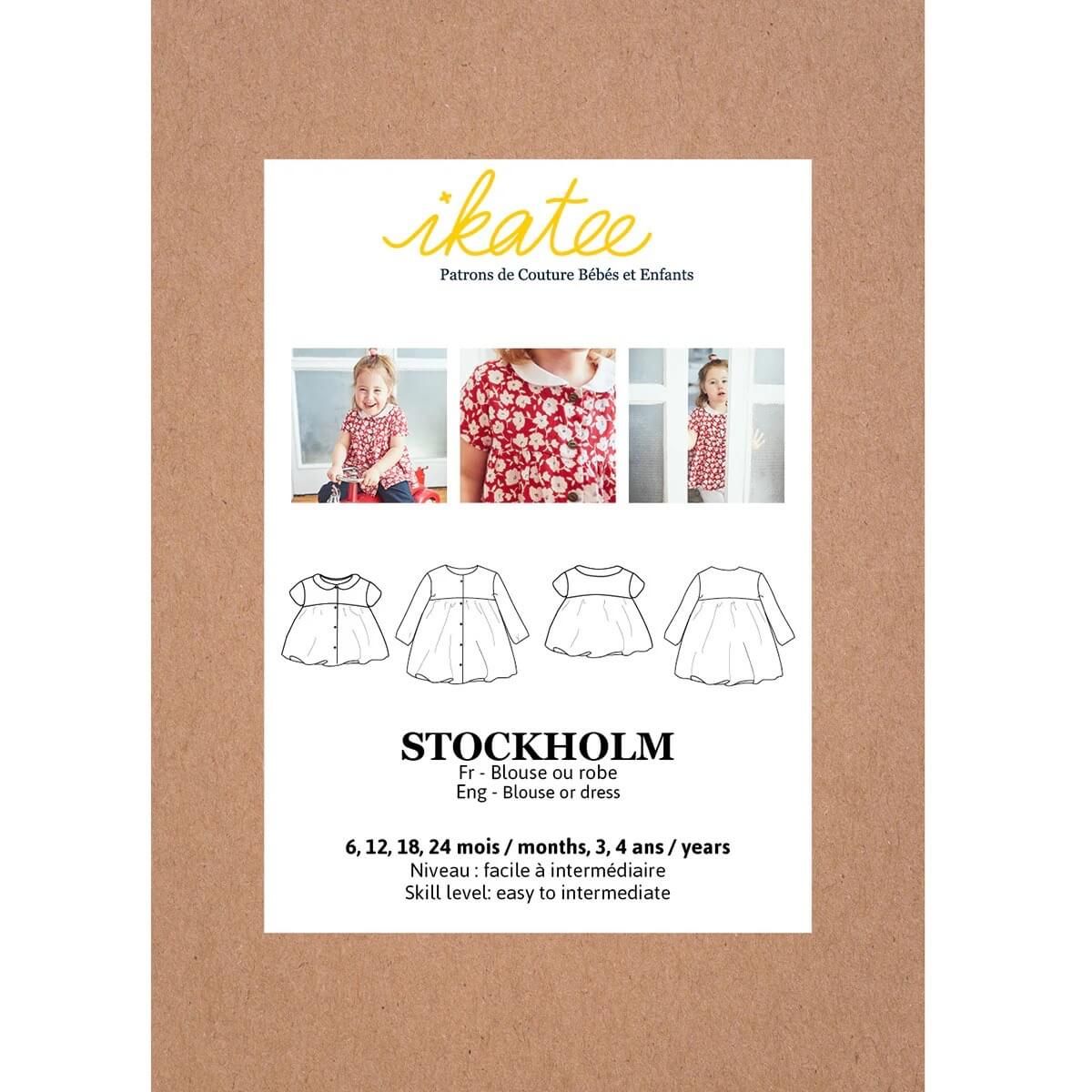 Stockholm bébé - Pochette patron Ikatee 6M-4A Stockholm bébé - Pochette patron Ikatee 6M-4A