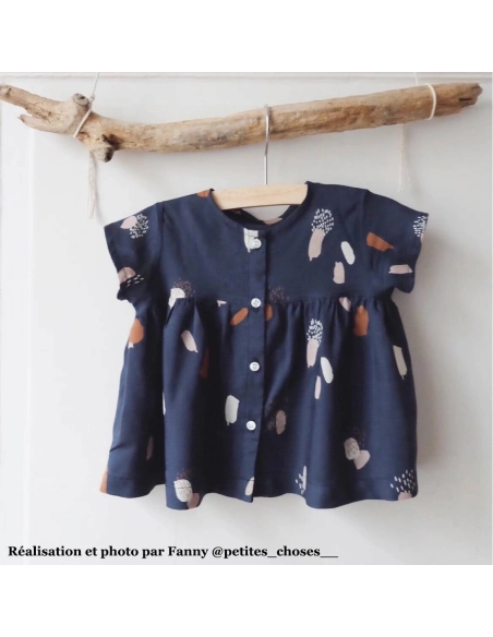 Stockholm bébé - Pochette patron Ikatee 6M-4A