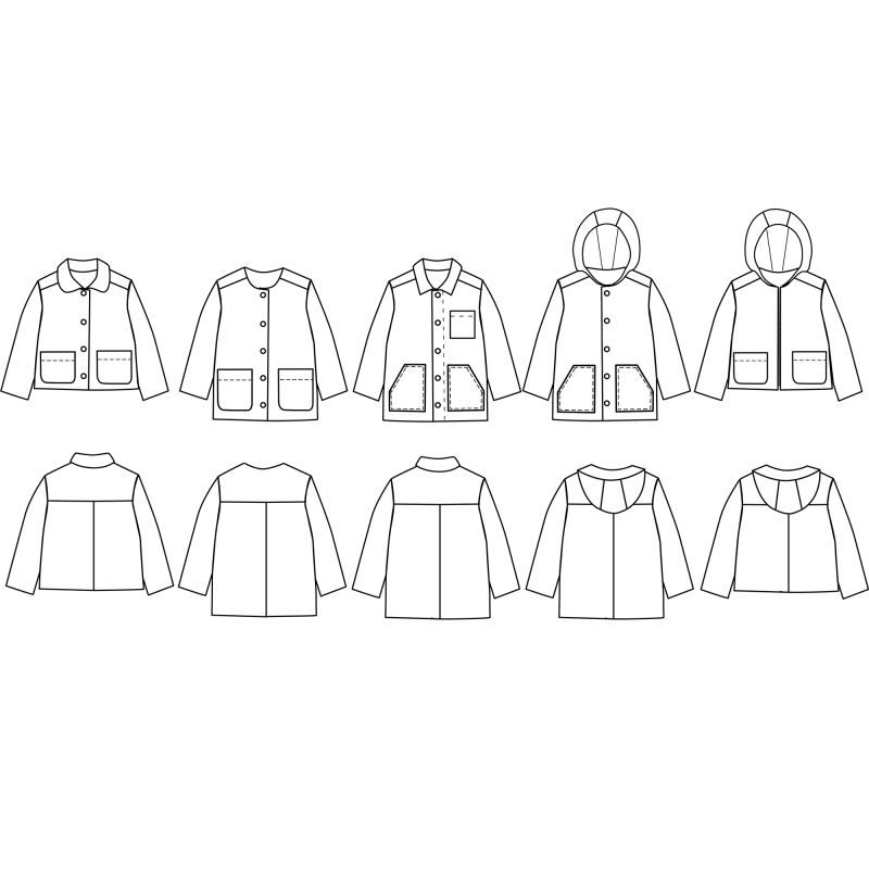 SAM Kids - Pochette patron Ikatee 3A au 12A