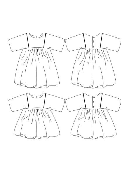 Sakura Kids - Pochette patron Ikatee 3A au 12A