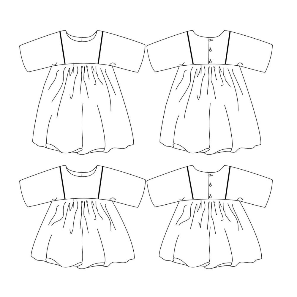 Sakura Kids - Pochette patron Ikatee 3A au 12A