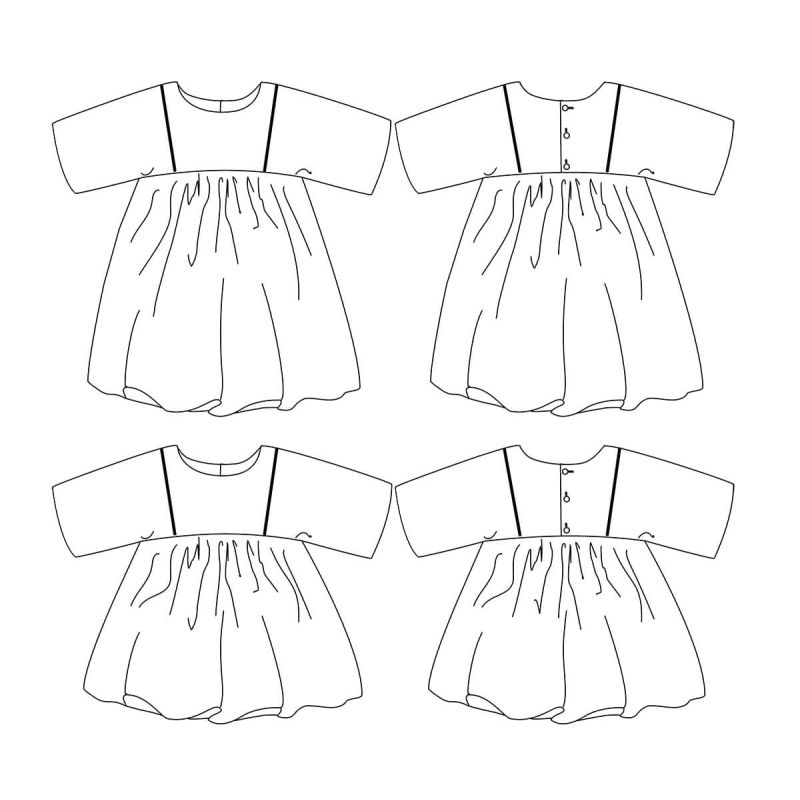 Sakura Kids - Pochette patron Ikatee 3A au 12A