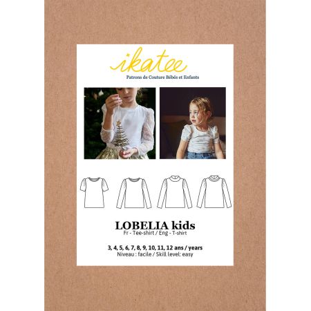Lobelia Kids - Pochette patron Ikatee 3A au 12A