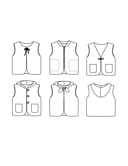 Vienne Kids - Pochette patron Ikatee 3A au 12A