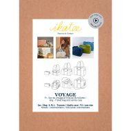 Voyage - Pochette patron Ikatee sac de voyage et trousse de toilette