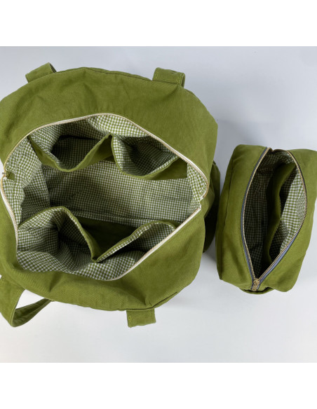 Voyage - Pochette patron Ikatee sac de voyage et trousse de toilette