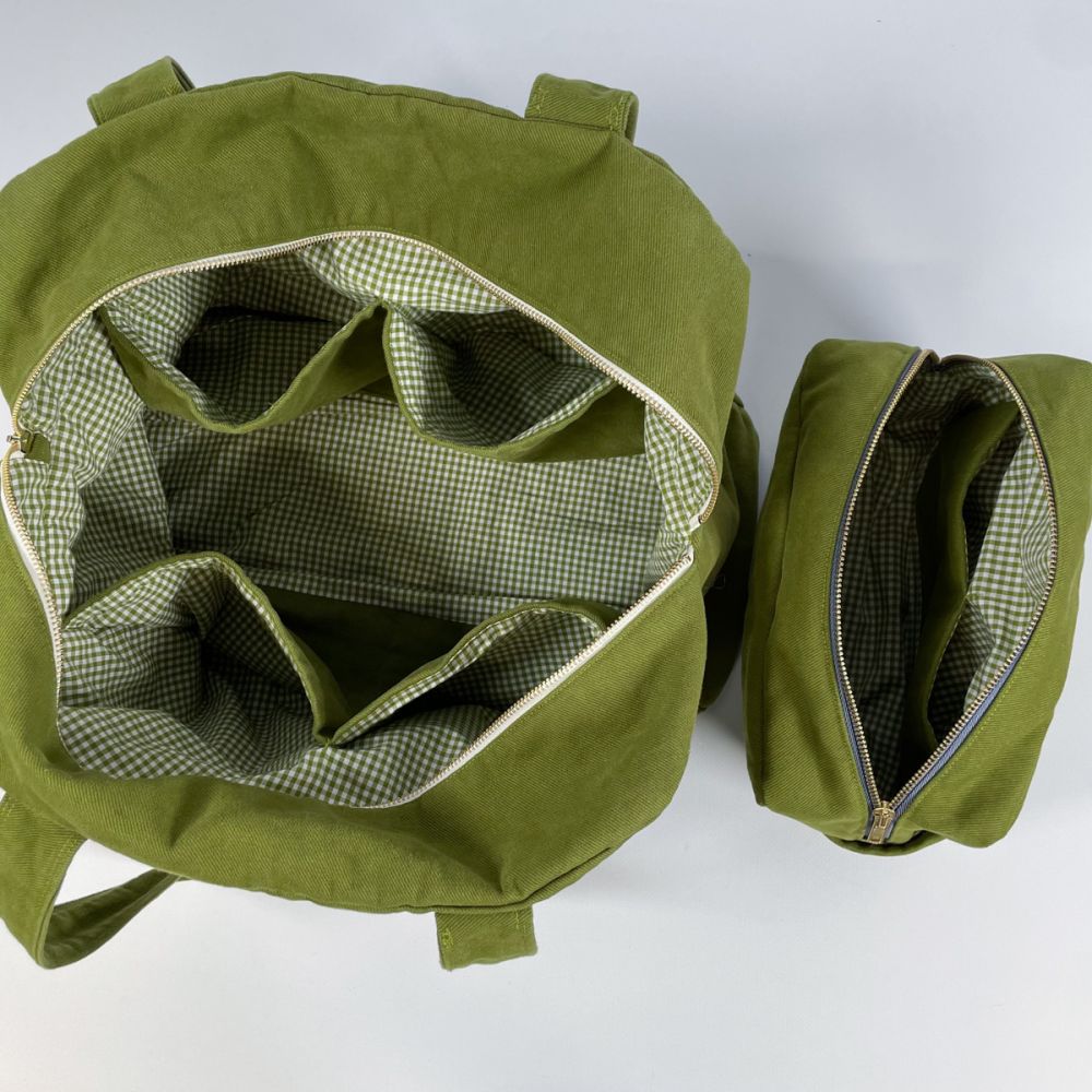 Voyage - Pochette patron Ikatee sac de voyage et trousse de toilette