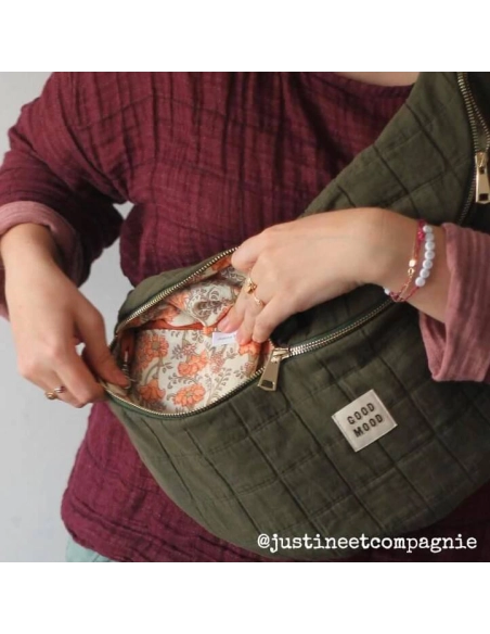 Lot 5 étiquettes tissées ©ikatee Good Mood