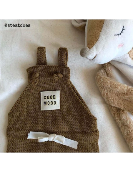 Lot 5 étiquettes tissées ©ikatee Good Mood