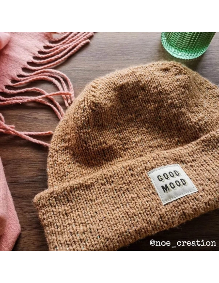 Lot 5 étiquettes tissées ©ikatee Good Mood