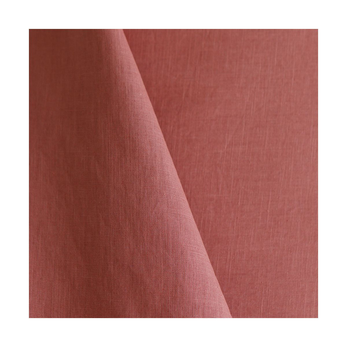 Lin lavé fin coloris argile rose Lin lavé fin coloris argile rose