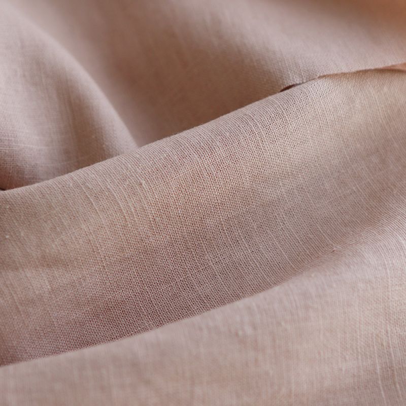 Lin lavé fin coloris rose nude