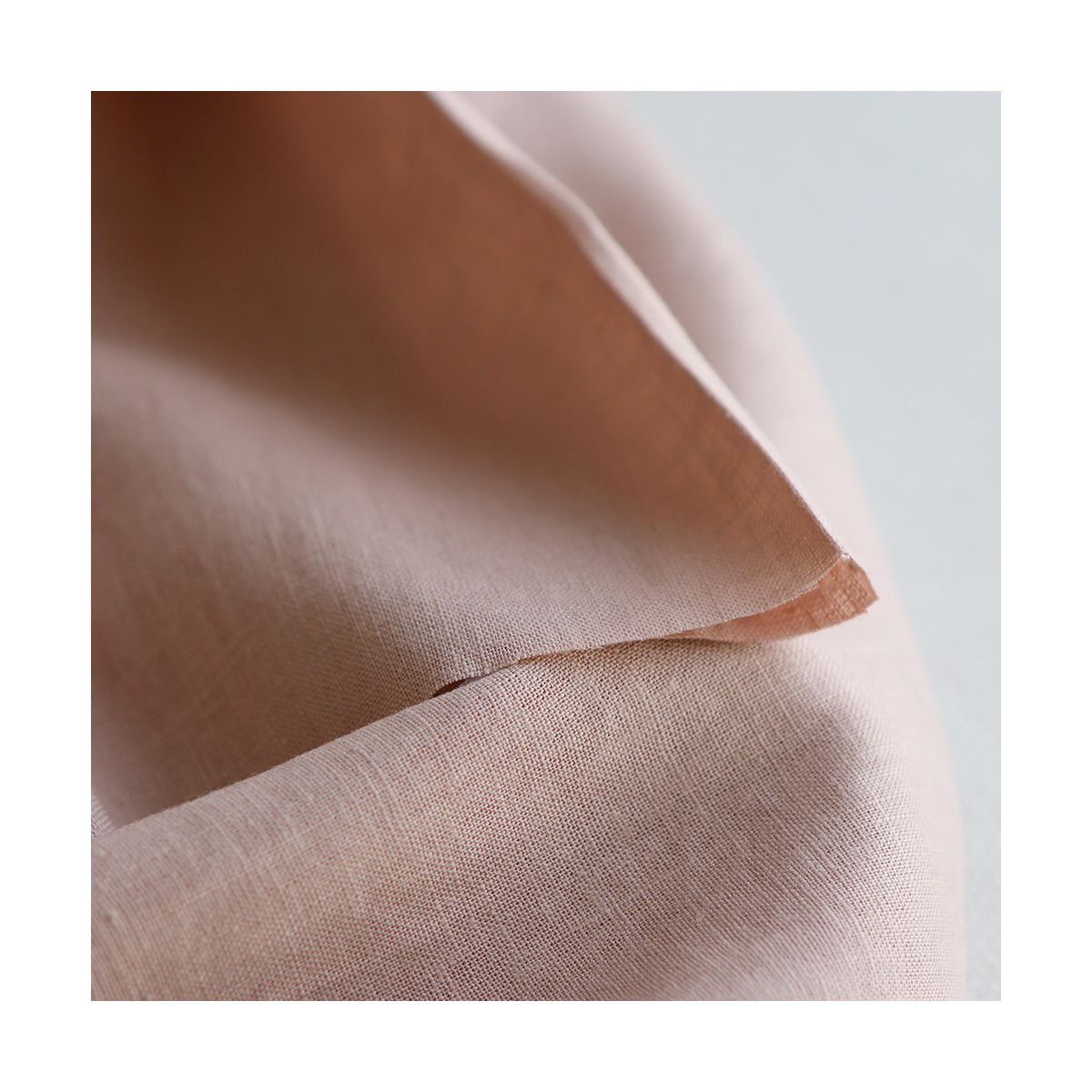 Lin lavé fin coloris rose nude Lin lavé fin coloris rose nude