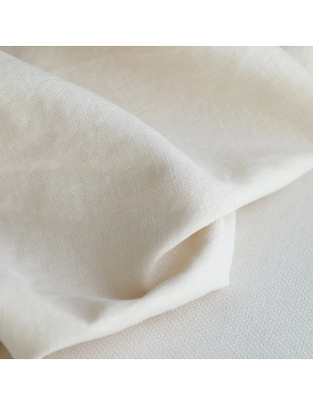 Lin lavé fin coloris écru