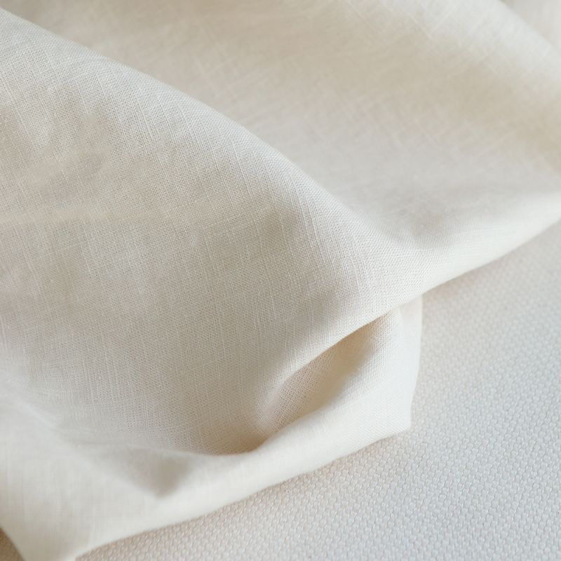 Lin lavé fin coloris écru