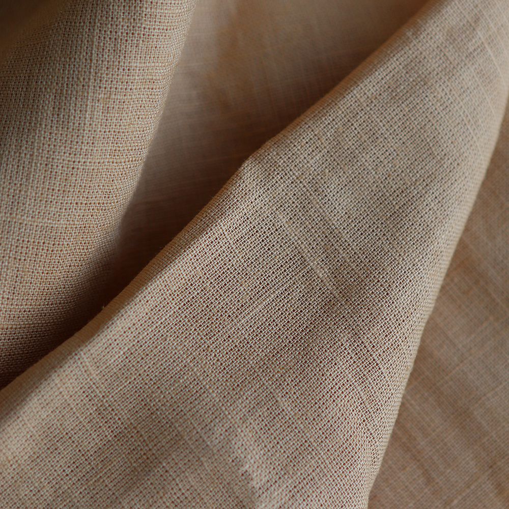 Lin lavé fin coloris Camel