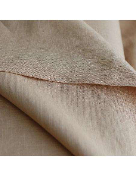 Lin lavé fin coloris Camel