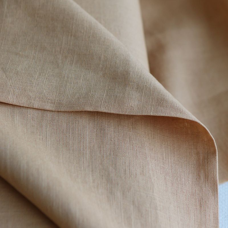 Lin lavé fin coloris Camel