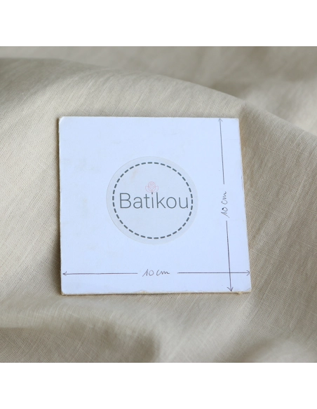 Lin lavé fin coloris Ficelle