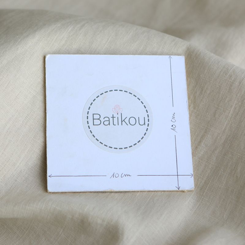 Lin lavé fin coloris Ficelle