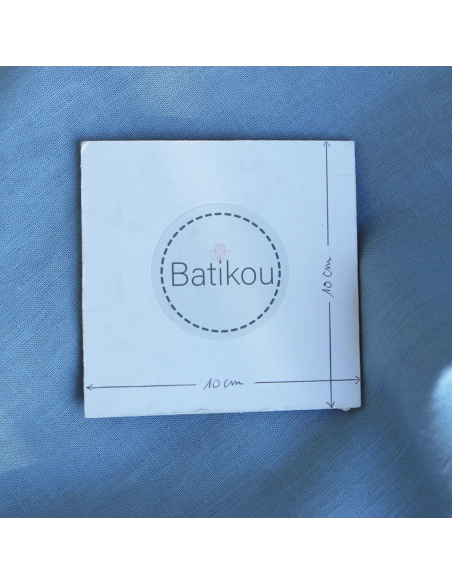 Lin lavé fin coloris bleu jean