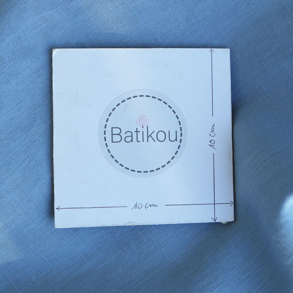 Lin lavé fin coloris bleu jean