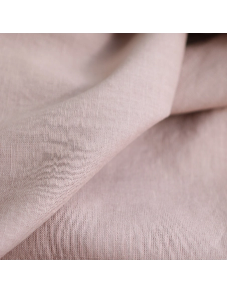 Lin lavé fin coloris rose nude