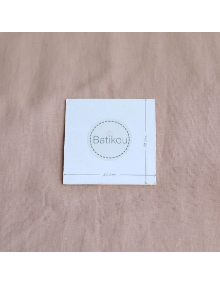 Lin lavé fin coloris rose nude