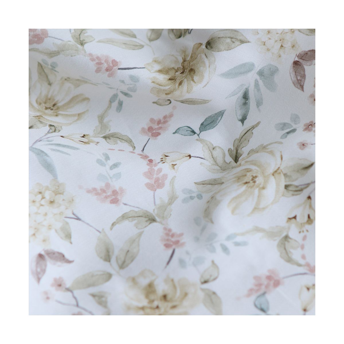 Lyana - Tissu sergé / twill de coton organique imprimé fleuri Lyana - Tissu sergé / twill de coton organique imprimé fleuri