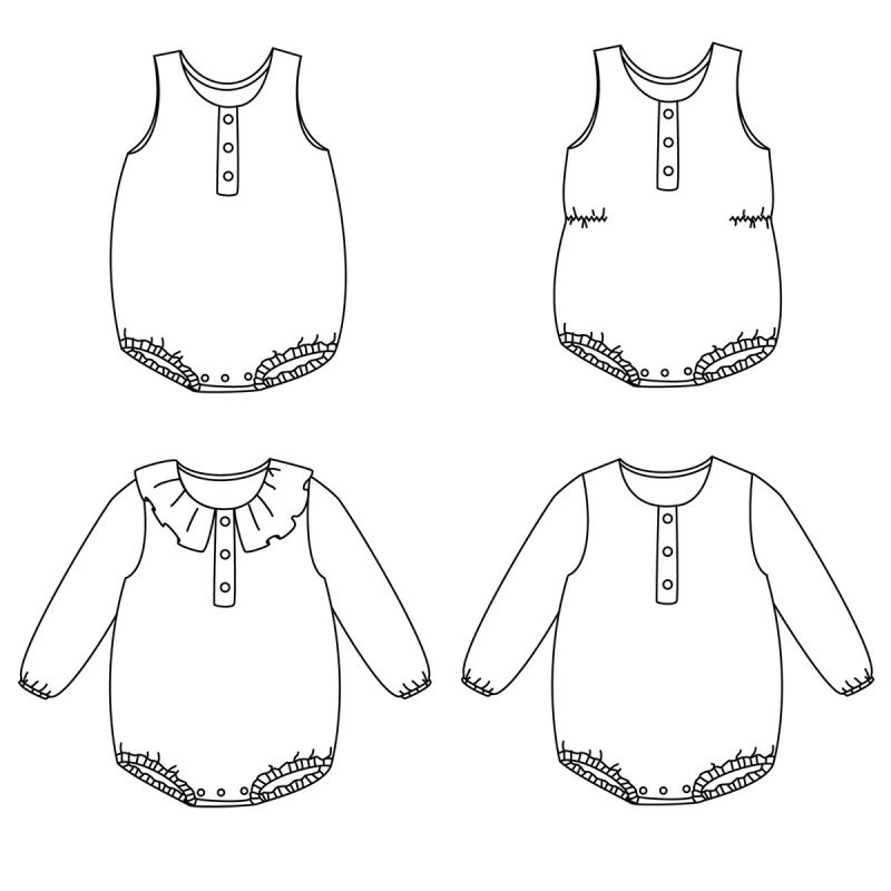 SYDNEY - Pochette patron Ikatee 1 au 24mois