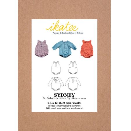 SYDNEY - Pochette patron Ikatee 1 au 24mois SYDNEY - Pochette patron Ikatee 1 au 24mois